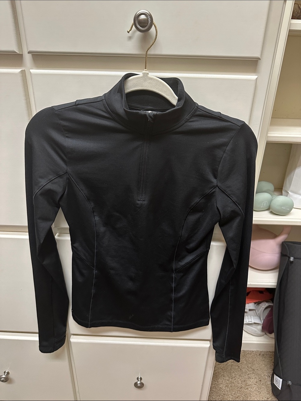 CALIA by Carrie Underwood Black Long-Sleeve Half-Zip Pullover